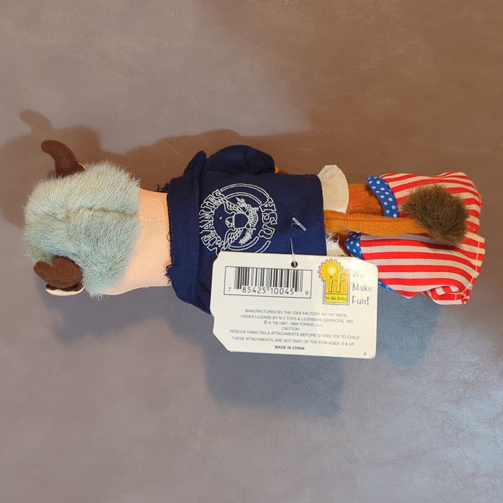 Lot of 1997 1998 Meanies Boris Mucousaurus Splat in hat Bull Clinton Cold Turkey - Picture 12 of 15